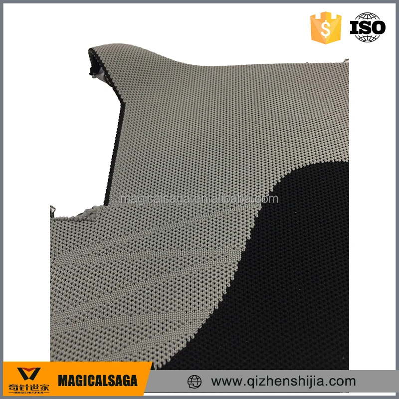 Jinjiang woven factory customized knit shoe upper material for sport shoes