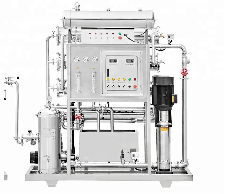 SS FRP RO PURE DRINKING WATER PRODUCTION WATER TREATMENT EQUIPMENT 1000LPH