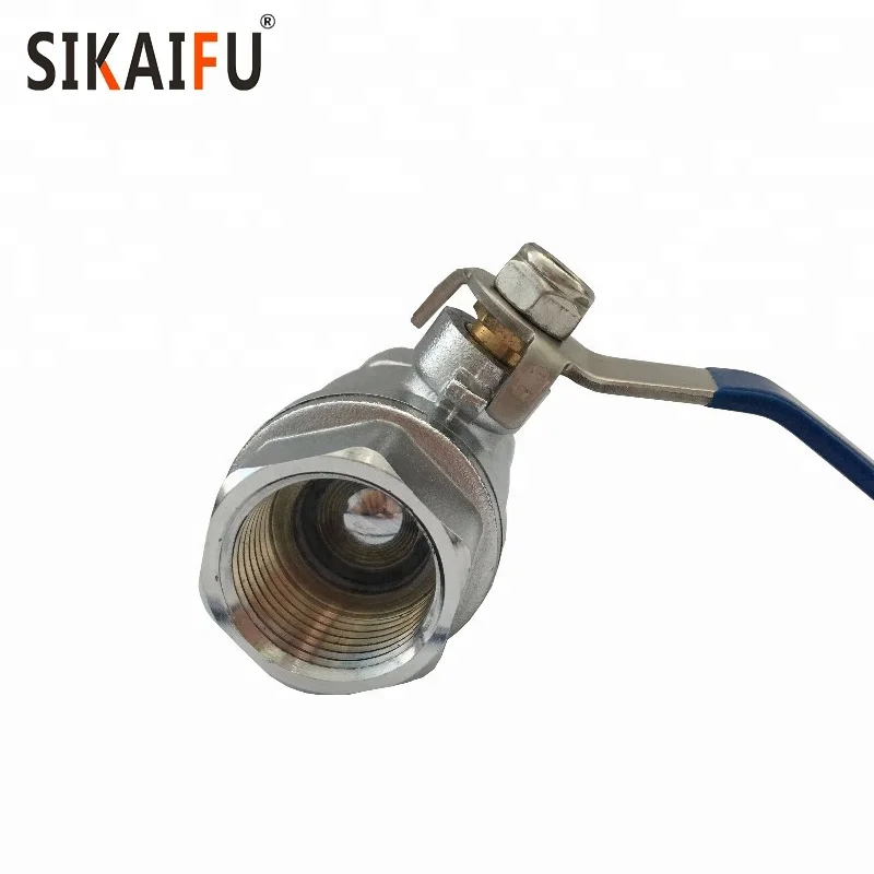 Standard 1/2 inch manual operated threaded stainless steel 304 1000 wog 2pc ball valve