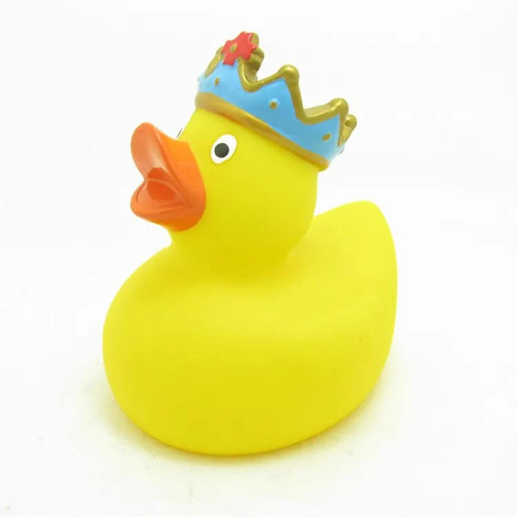 Custom vinyl toys manufacturer king and queen rubber duck vinyl toy duck decoy