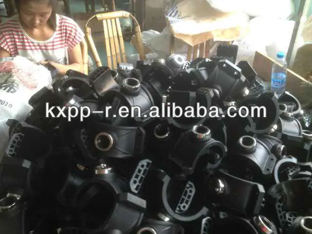  Зажимное седло HDPE PP компрессионные фитинги для труб из ПВХ и ПП Резьба BSP 10 бар с армирующим кольцом или без