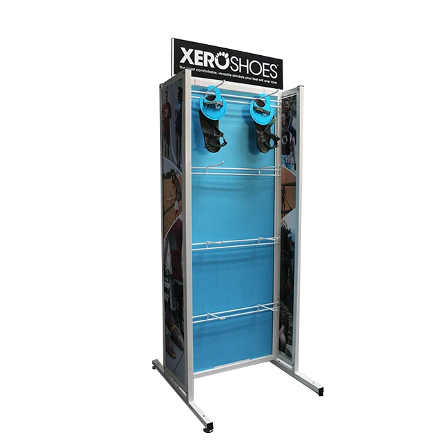 Metal Material Metal Flip Flop Display Racks Exhibition Display Racks for Slipper