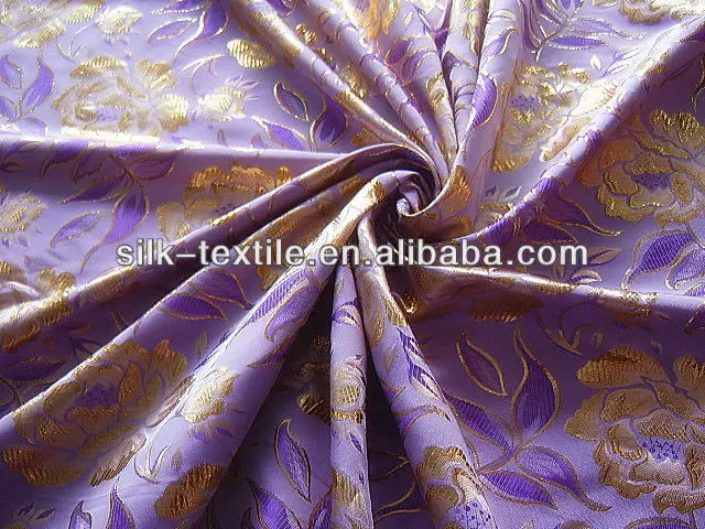 
metallic brocade fabric 