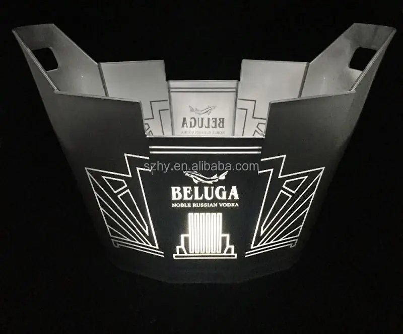 New design champagne Beluga club led Ice Bucket