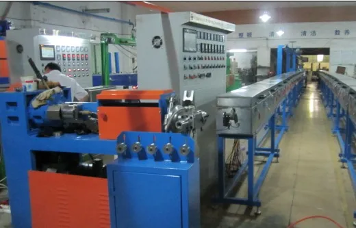 Silicone cable extruder, wire production line