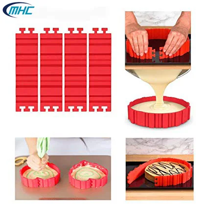 Customized Shape Handmade Nonstick Sustainable Reusable Silicone Molds for Cake Decorating