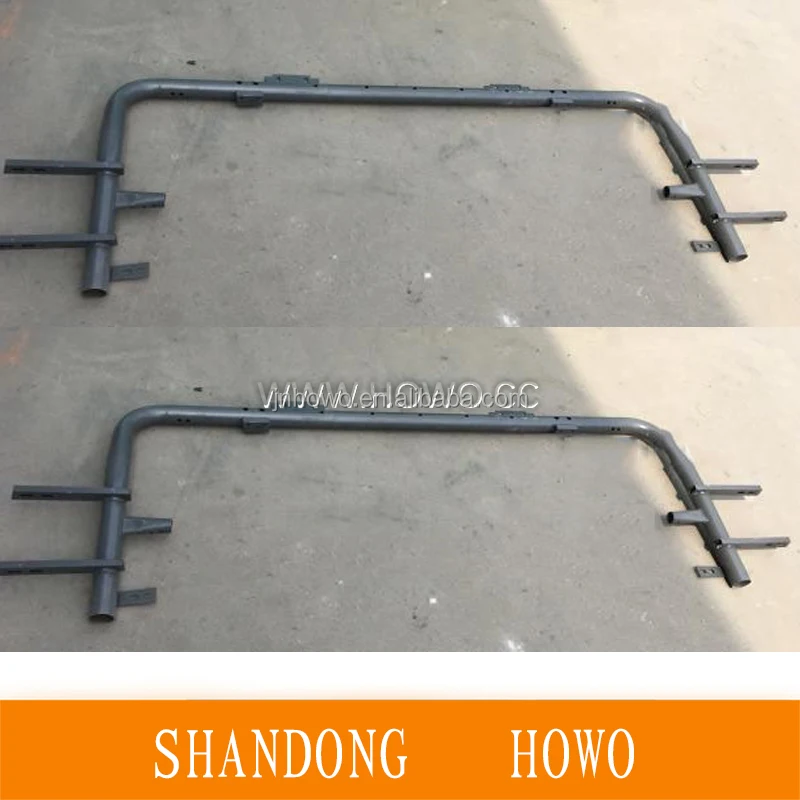 Howo car chassis parts front bumper support WG9725931001