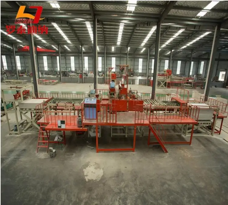 Автоматическая машина для производства гипсовых потолков с гипсокартона