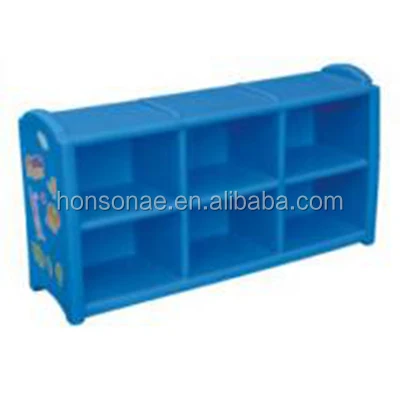 High Quality baby Plastic Book Shelf kindergarten furniture children cartoon toy storage cabinet kids toy cabinet