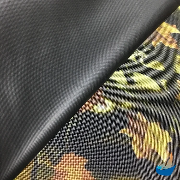 Most popular products Forest Camouflage Printed Oxford PVC Coating Fabric