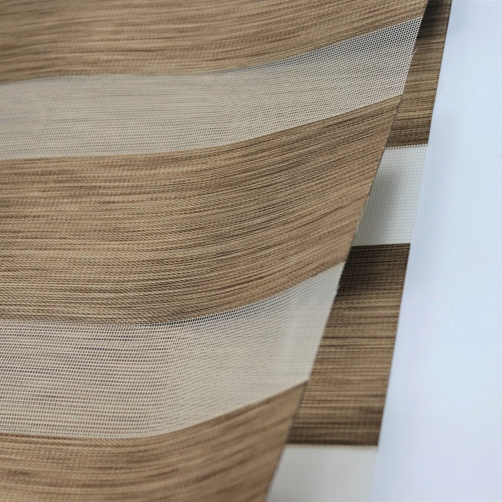 day and night venetian wood look blinds double layer window curtain zebra roller blinds