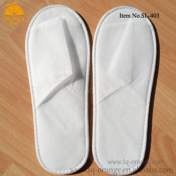 
Wholesale Cheap Hotel Bathroom disposable non woven slippers 