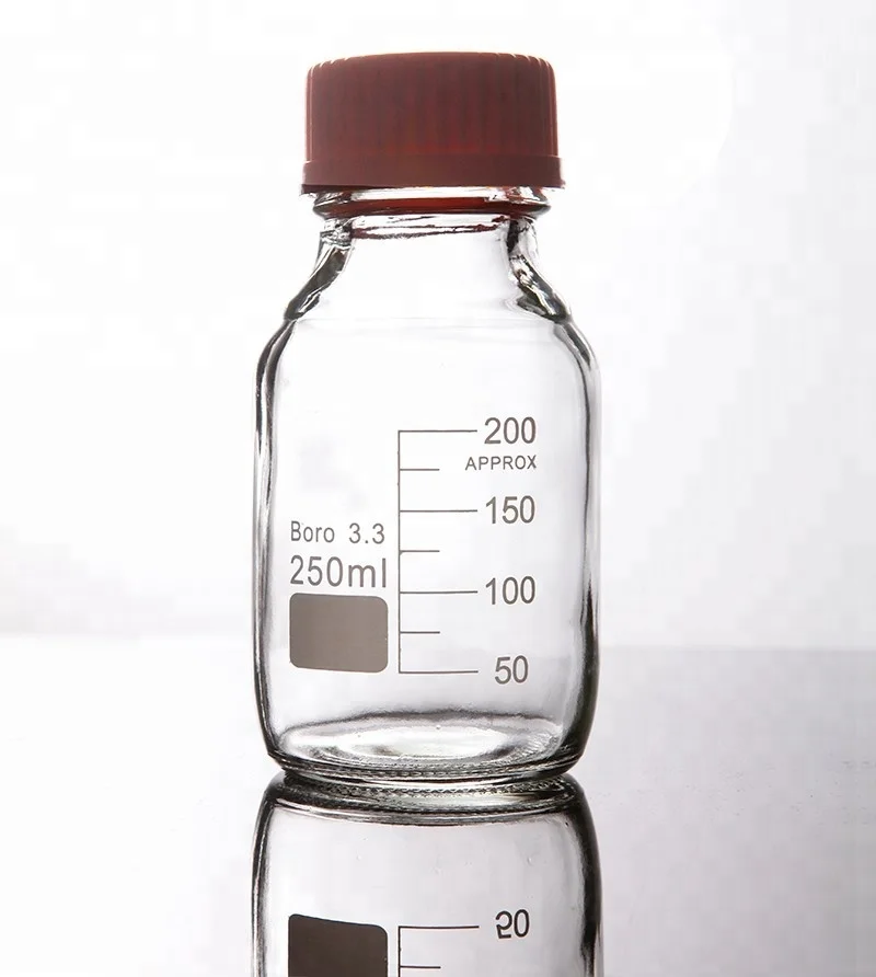 Lab 210x120mm Glass Specimen Jar with Lid