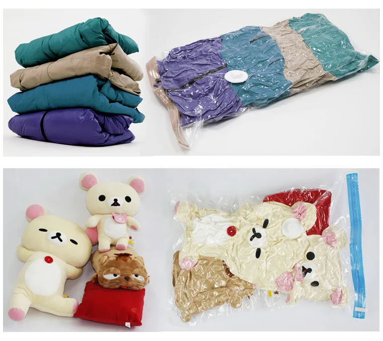 eco friendly electric vacuum seal mail bags reusable clothes big custom