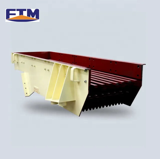 ZSW series eccentric shaft automatic vibrating hopper feeder for metallurgy