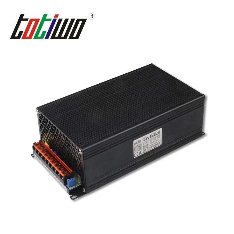 1500 Вт 12 24 36 48 В постоянного тока Вольт 120 60 40 30 А Импульсный Светодиодный источник питания