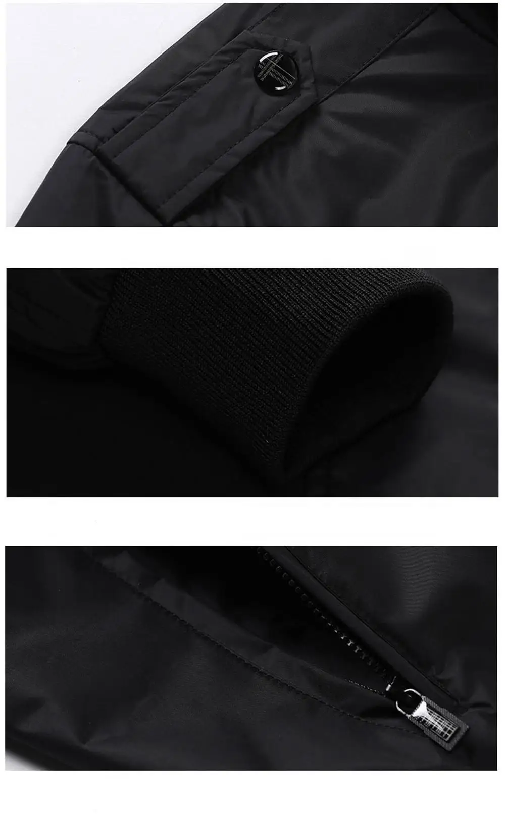 
Wholesale Fashion High Quality Winter Softshell Nylon Mens Zipper Jacket 