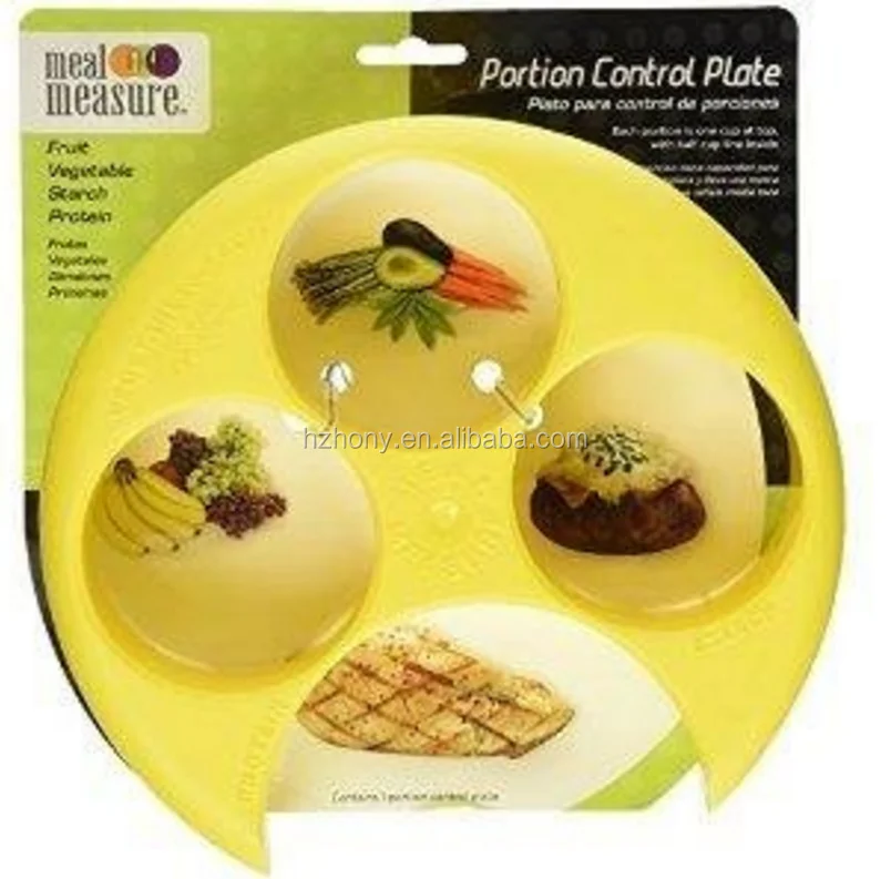 healthy eating Meal Measure Portion Control Plates for Weight Loss or Diet Tools