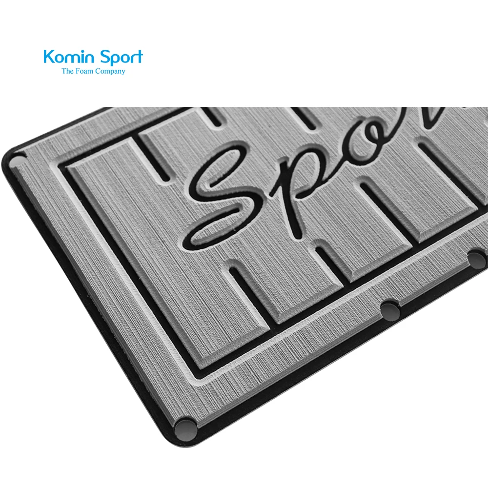 Komin Sport EVA Foam Faux Teak Decking Sheet Boat Yacht Marine Flooring with Self Adhesion