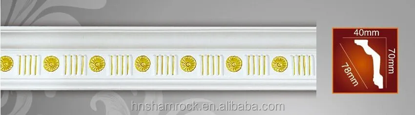 PU ceiling molding for interior ceiling decoration