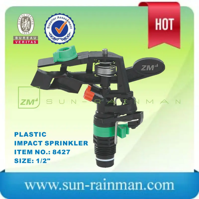 plastic on-farm irrigation pulse sprinkler