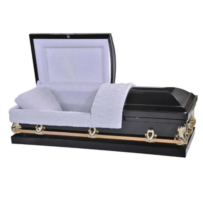 Good price satin lining fabric coffin cover beds decoration golden casket