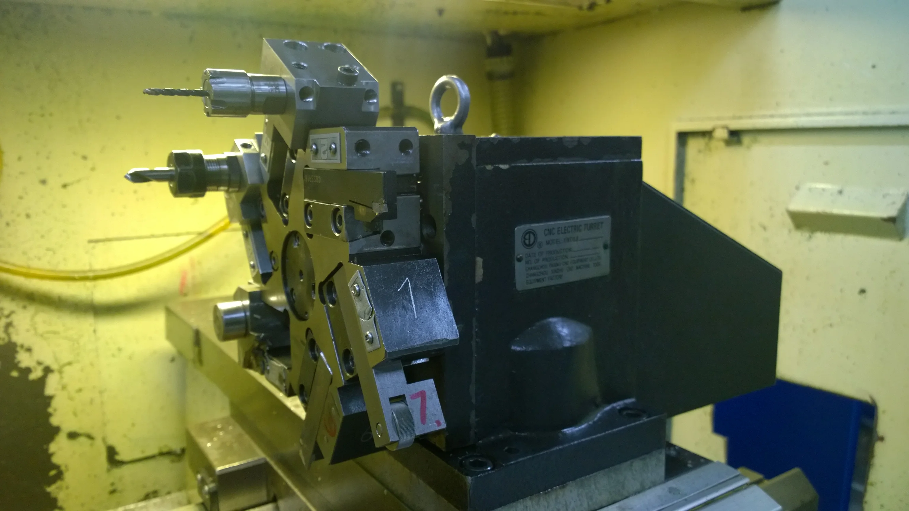 
6 position Stations Horizontal tool holder Quick Change Tool Post CNC Lathe part turret WD series 