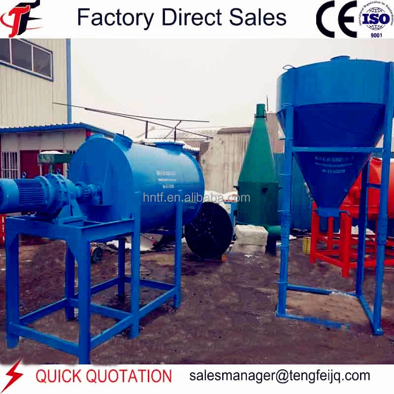 Low Cost Continuous Tile Adhesive Dry Construction Mixture Mortar Mixer