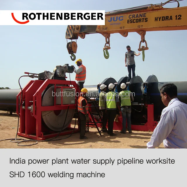 Rothenberger SHD1600 hydraulic plastic pipe butt welder