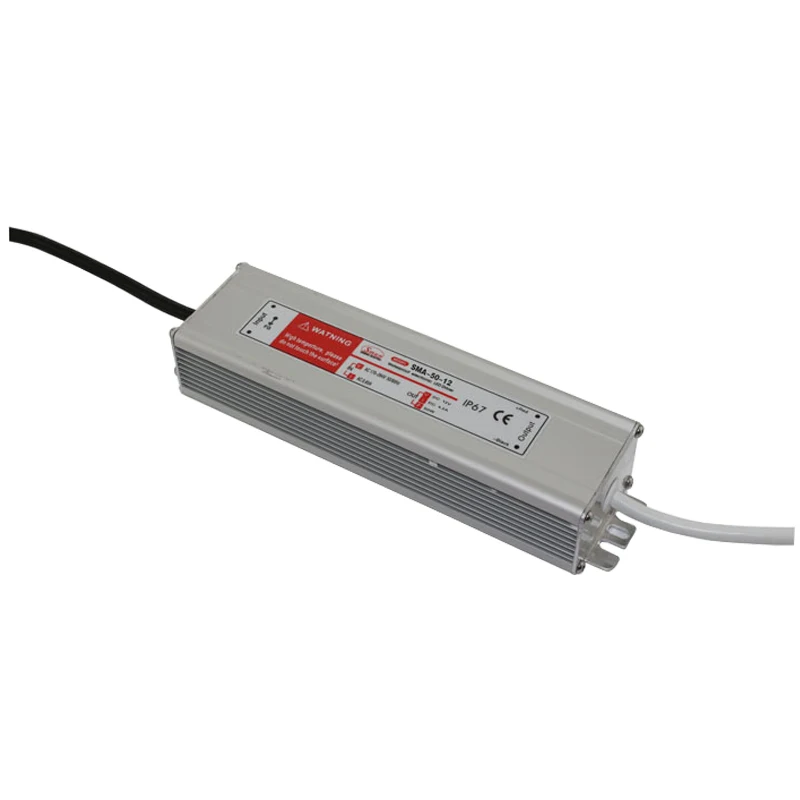 SMUN SMA-50-12 Waterproof IP67 50W 6-12V 4.2A Constant Current LED Driver