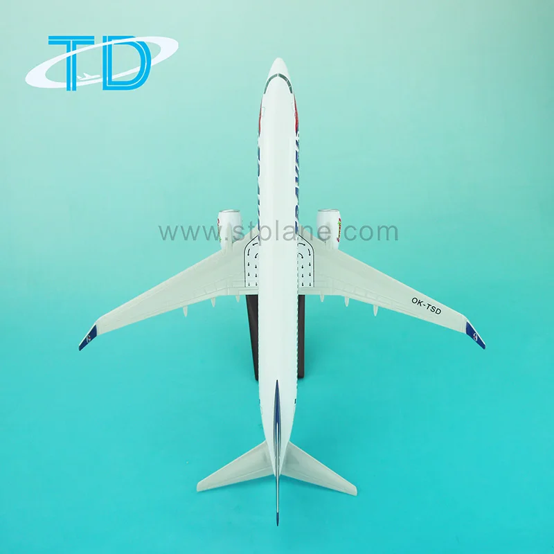 B737-800 1/100 Travel Service Airlines Gift Passenger Aircraft Model