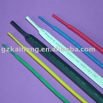 Экологически чистые и многоцветный термоусаживаемые трубки