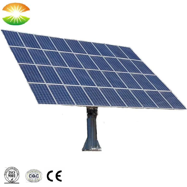 
10KW dual axis solar panels tracking system 