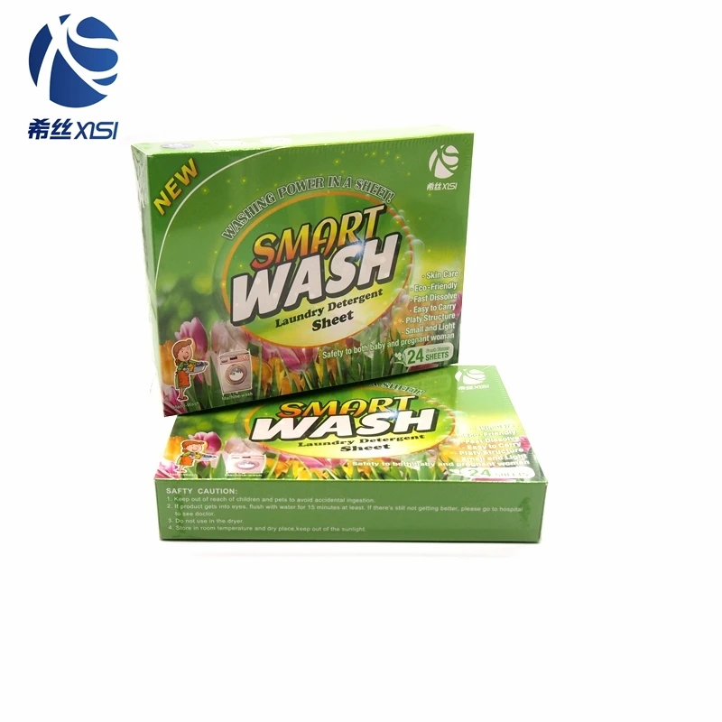 Organic condensed laundry sheet cleaning clothes detergent paper tablets