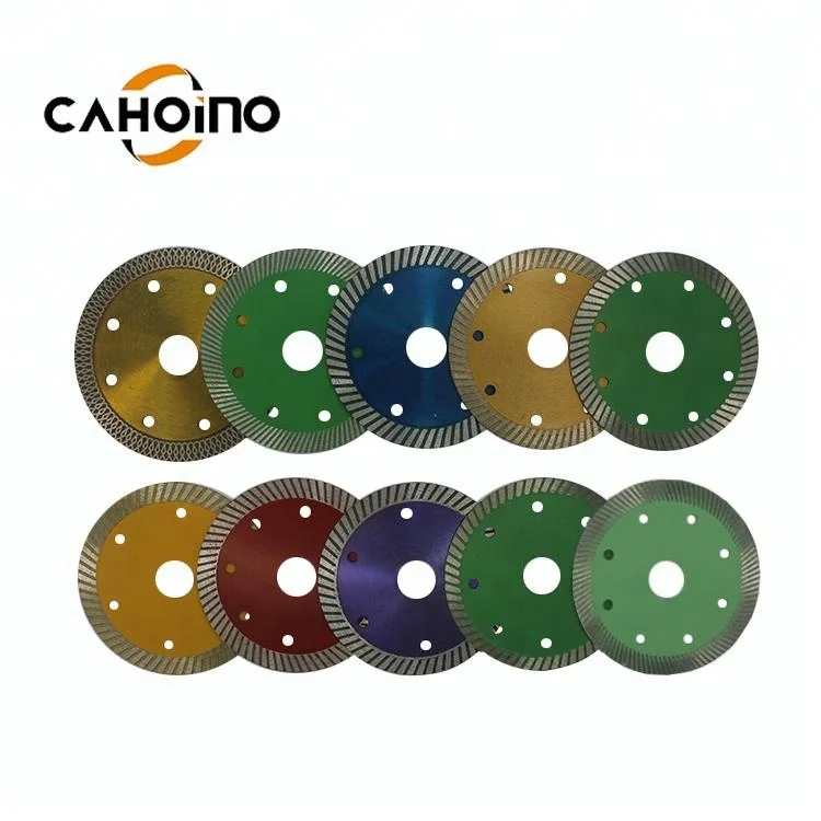 Hot Press Sintered  110 mm Turbo Diamond Circular Saw Blade For Ceramic
