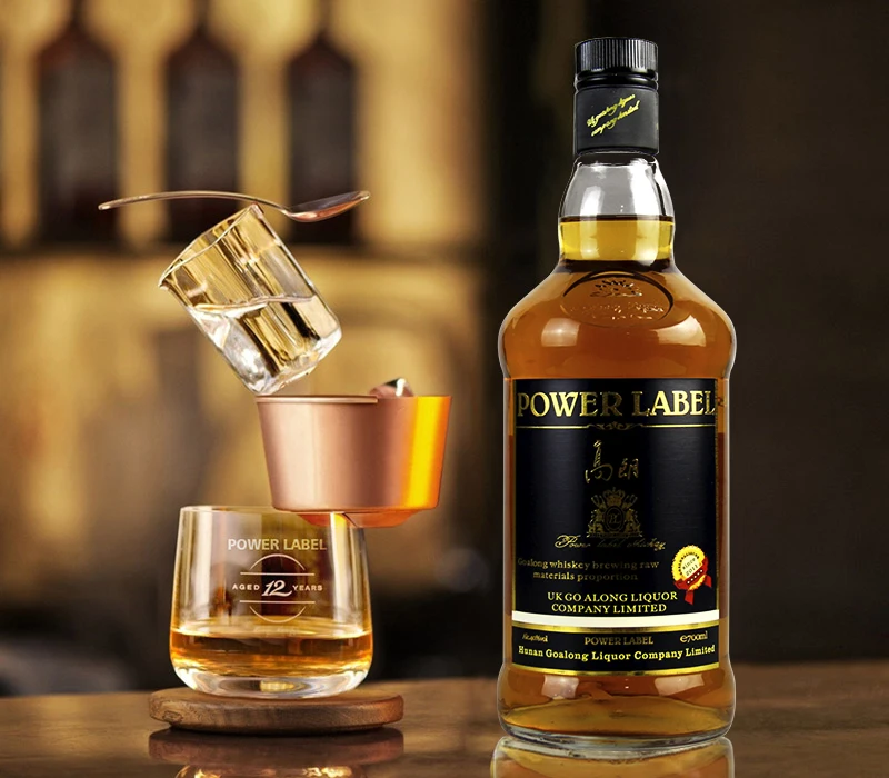 Hot sell bourbon flavor whiskey liquor from whisky factory