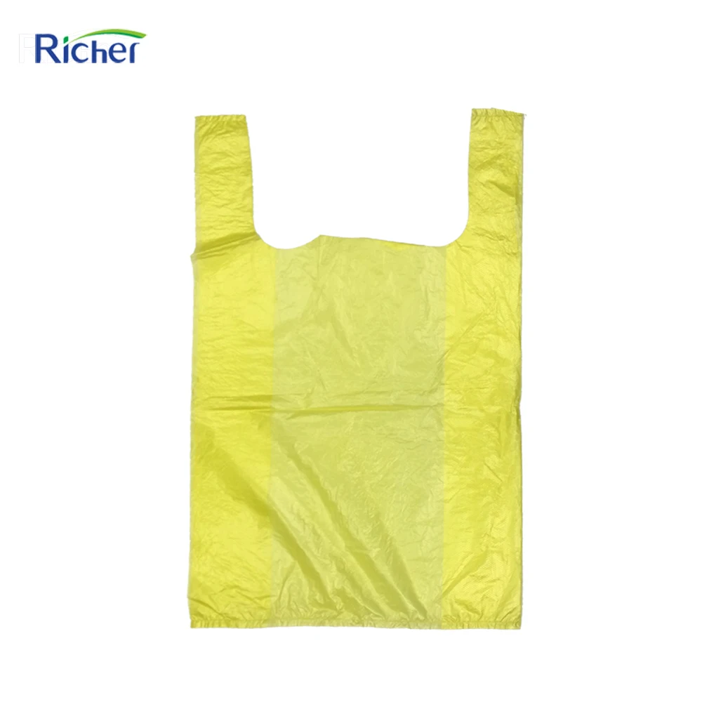 various size with logo printed clear plastic shopping bag for department store