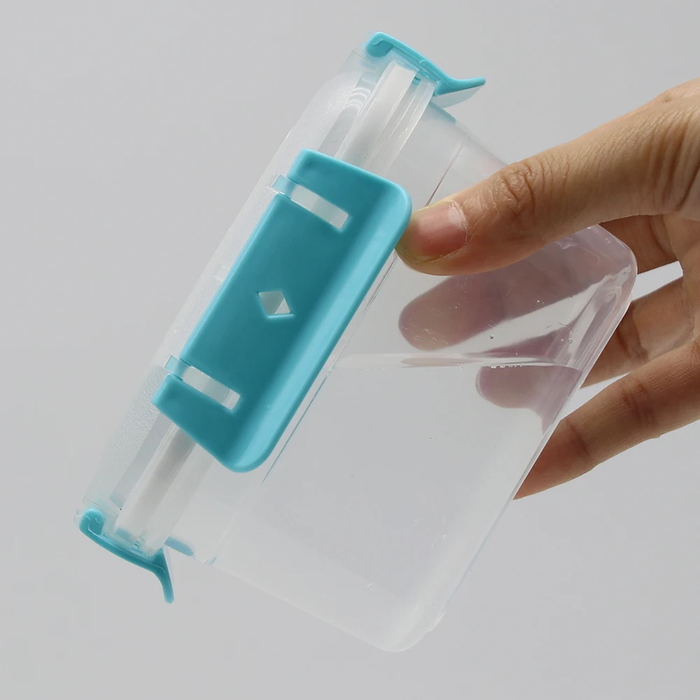 Wholesale picnic hermetic plastic food container rectangular with lid