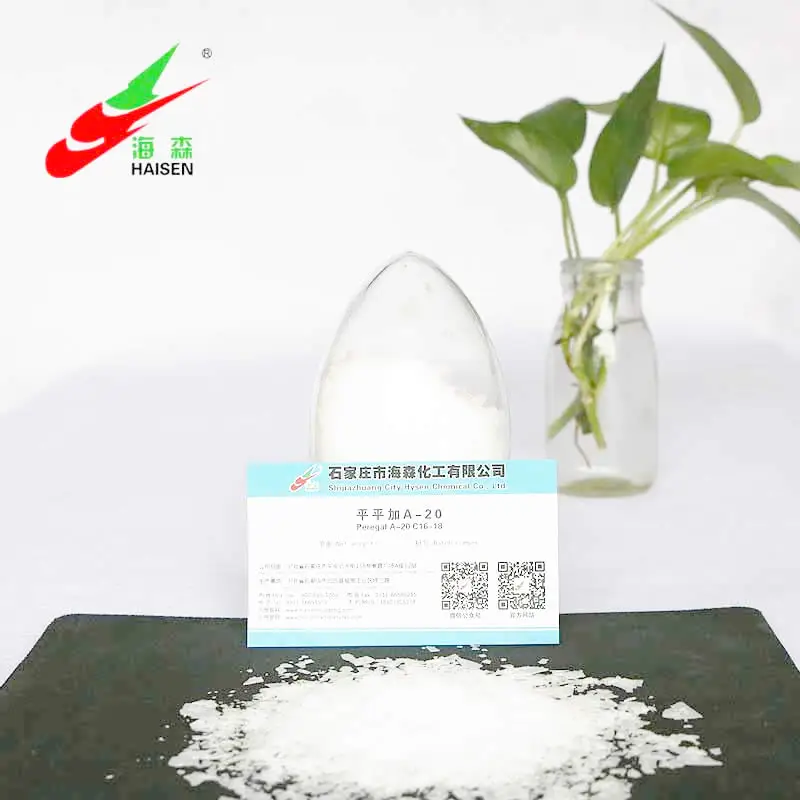 Fatty Alcohol Polyoxyethylene Ether Peregal A20 as Wetting Agent