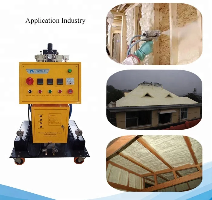 220V/380V High Pressure Portable PU Foam Spray Machine for Wall and Roof