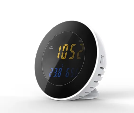 Новейшая модель; HT-501 большой ЖК-дисплей детектор угарного газа (CO2) PPM метр/для контроля уровня сахара в крови с