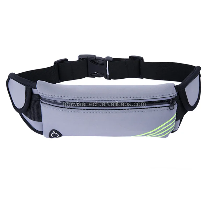 Running Belt Waist Bag With Water Bottles Best Fitness Gear Reflective Waist Pack Phone Holder for Running Hiking , Cycling