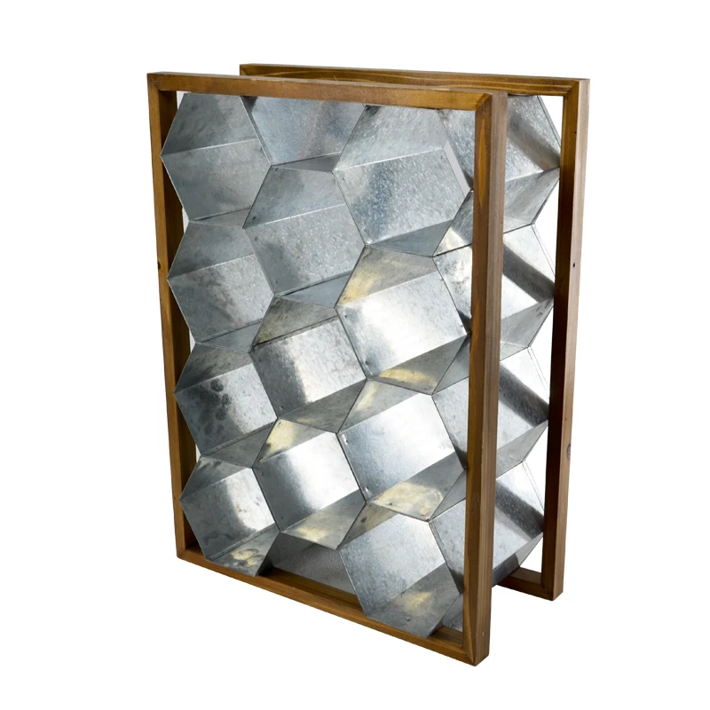 
Wholesale custom Rustic Farmhouse Vintage Industaial wall mounted wine rack metal 