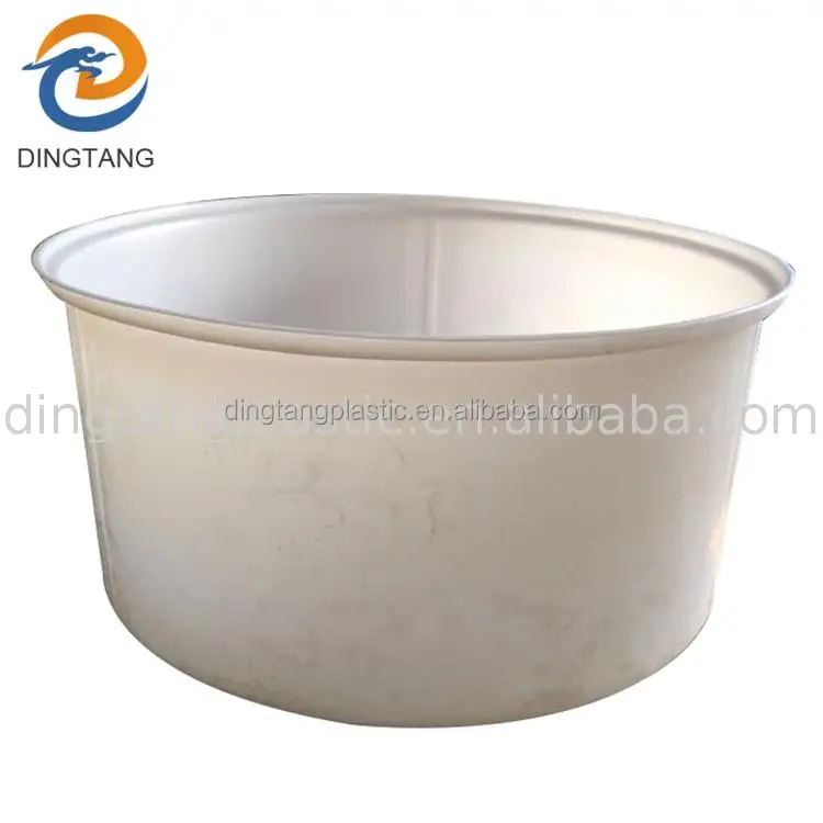 Wholesale rotation food grade poly 1200liter round tank with lid plastic aquarium fish tank price