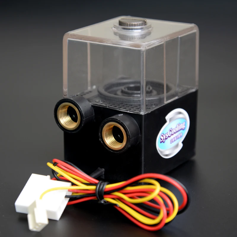 130ml Water Tank 12V DC 1.2A 650L/h G1/4 Thread Silent Computer Water Cooling Circulating Pump for PC Water Cooling