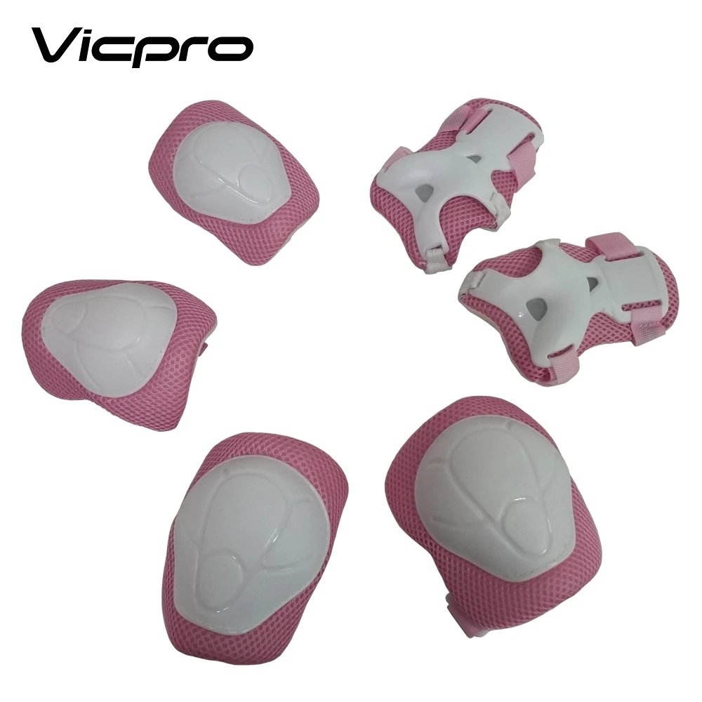 
Kids Protective Gear Set Roller Skating Skateboard BMX Scooter Cycling Knee Elbow Wrist Pads and Helmet 