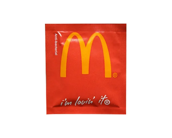 Wet Wipes Individual Pack Wet Wipes for Restaurant  and  Food Custom Logo