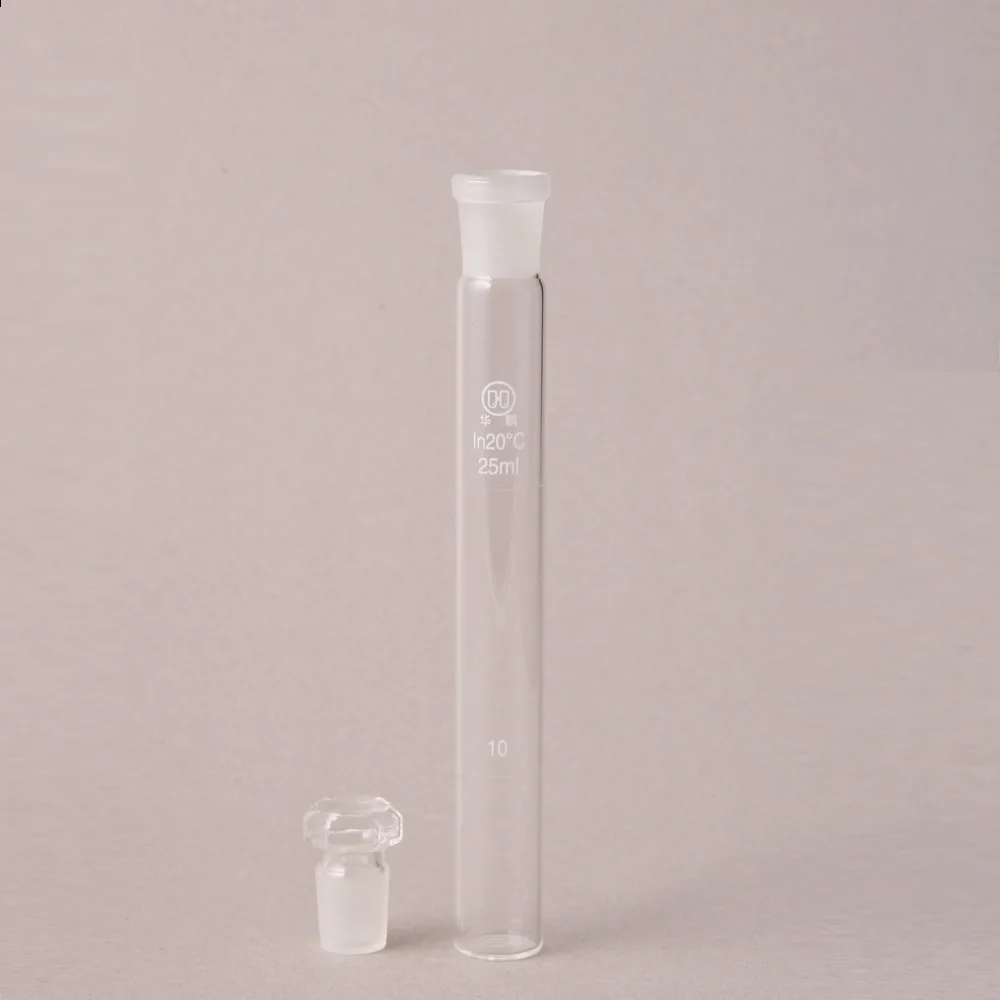 
HUAOU Laboratory Glassware Glass Colorimeter Tube with glass hollow stopper 