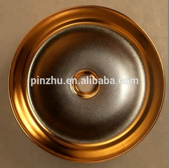 
Modern Luxury Gold/Silver/Copper Countertop Wash Hand Basin lavabo 