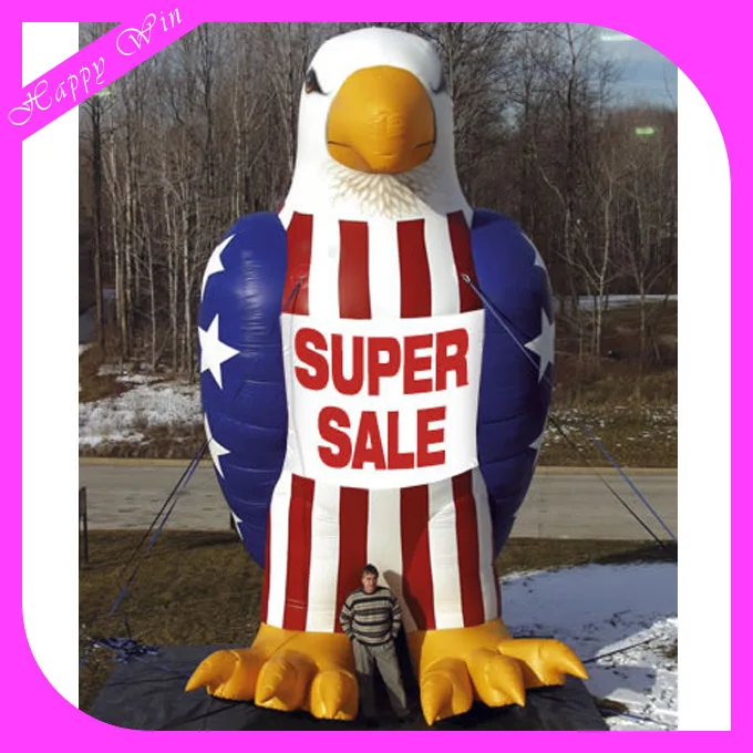 Hot selling Event party inflatable cartoon/animal/inflatable eagle model for advertising